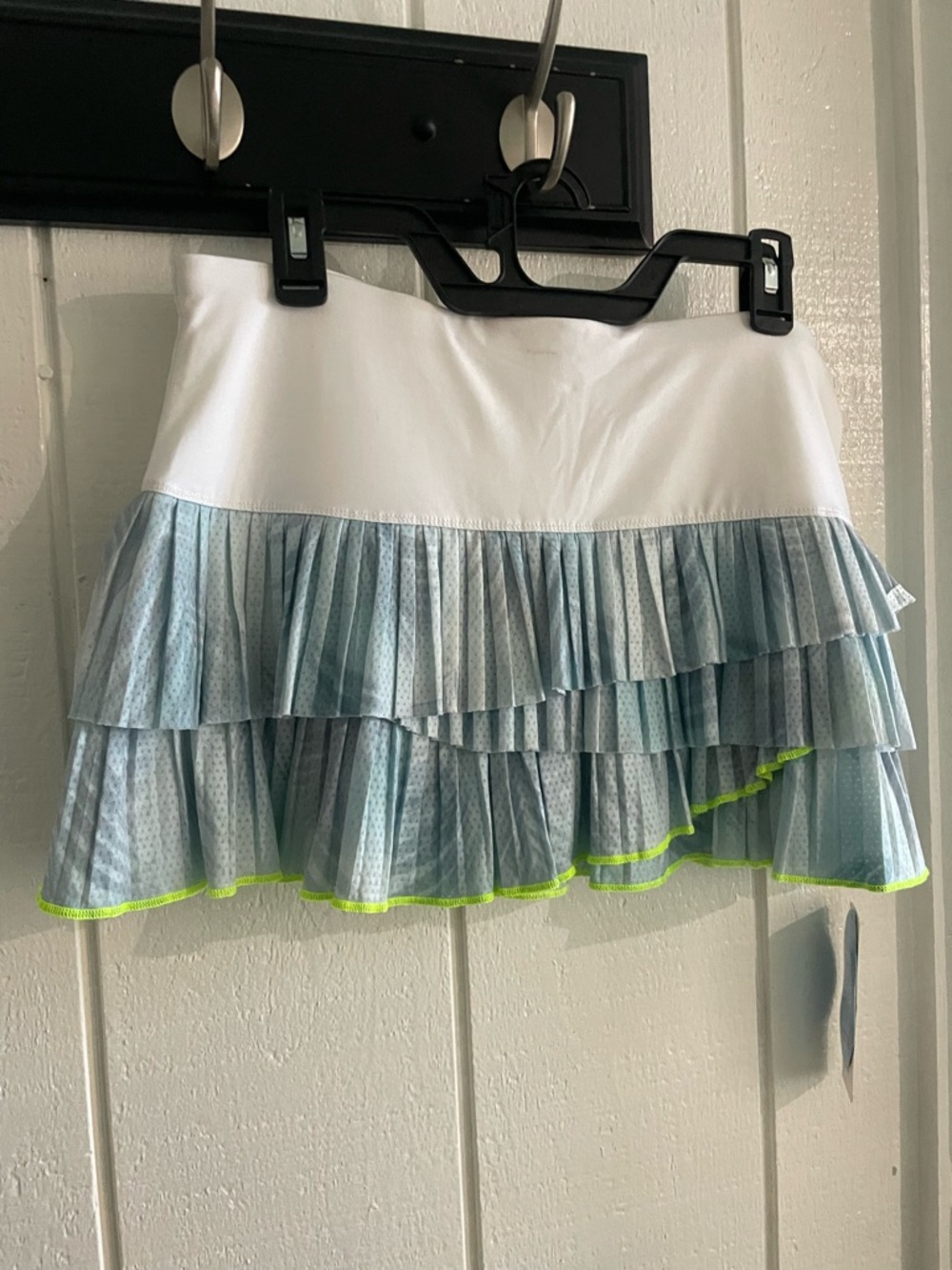 LUCKY IN LOVE Girl’s Blue Palm Tennis Skort UPF +30 - Large